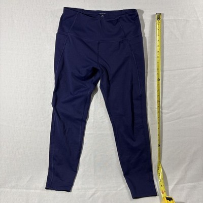 Layer 8 Women s Size Medium Blue Stretch Leggings Hip Pockets 