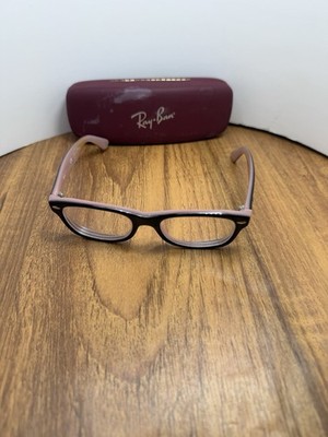 Ray-Ban Junior Eyeglasses Frames  RB1528 3580 46-16-125 Havana/ Pink With Case