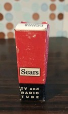 Sears TV and Radio Tube 6GH8A Vintage New Old Stock in Box