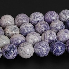 AA Natural Purple Blue Lace Agate Bead Round Gemstone Loose Beads 6MM 8MM 10MM