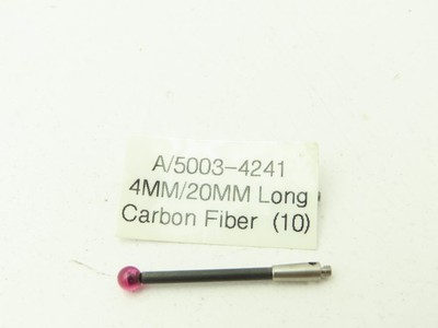 Renishaw A/5003-4241 CMM Touch Probe 4MM Ruby Tip Carbon Fiber Stem 30MM