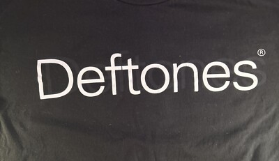 Deftones _Ohms Album Promo Tee Black T-Shirt Short Sleeve