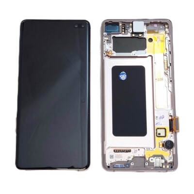 ORIGINAL SAMSUNG GALAXY S10 PLUS G975 WEISS LCD SERVICE PACK NEU BILDSCHIRM DISPLAY