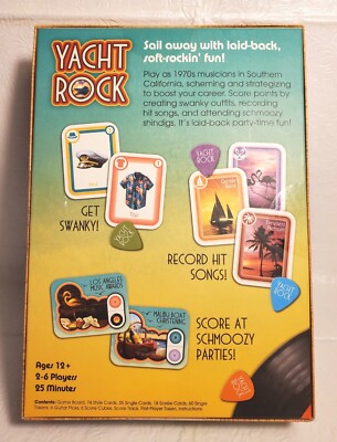 Funko Games: Yacht Rock – Brettspiel Für 2–6 Spieler Ab 12 Jahren, Softrock-Thema Aus Den 70ern