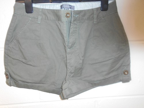 PRIMARK KHAKI CHINO SHORTS - SIZE 10 - VERY GOOD CONDITION