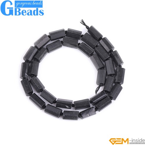 Natural Assorted Gemstone Faceted Tube Column Beads for Jewelry Making 8x12mm - Picture 83 of 192