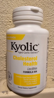 Kyolic Cholesterol with Lecithin Formula 104 100 Caps Exp-04/2027