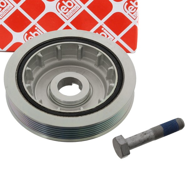 febi Prokit Riemenscheibe Kurbelwelle FüR Ford Mondeo 4 S-MAX Peugeot 508 2.2D-image