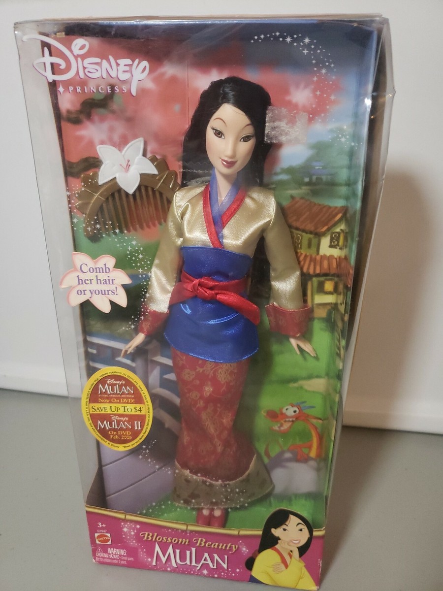 Mulan Blossom Beauty Silky Kimono Lily Hair Comb Mattel Disney