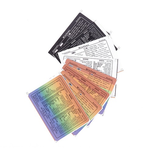2Pcs Reference Keyboard Shortcut Sticker Adhesive For Windows Laptop Sticker L-❤ - Photo 9/16