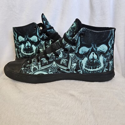 RAAD SKULL MANDALA SNEAKERS SIZE MENS 9.5 WOMENS 11 EU 43 SHOES SKATER URBAN Raad | Shoes | Raad Skull Mandala Sneakers Size Mens 95  main image 2