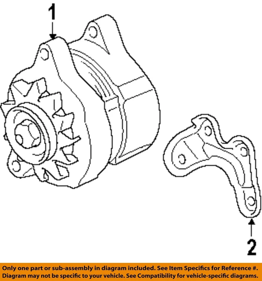Dodge Ram 2500 2007 2008 alternador OEM 136 AMPERIOS Foto 3 de 4