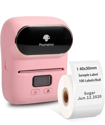 Phomemo M110 Portable Bluetooth Thermal Label Printer – Compact & Wireless For Receipts, Tags, Stickers