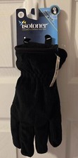 Isotoner Active Smart Touch Men's Black Winter Snow Gloves Size XL Brand New