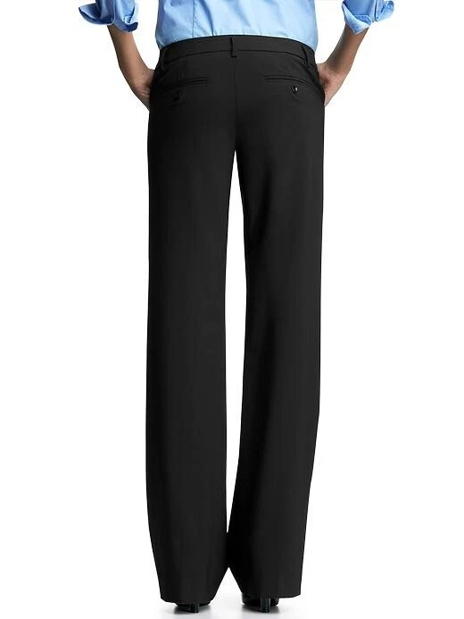 NWT Gap Maternity Full Panel Modern Boot Stretch Black Pants 2 REGULAR - Image 3 of 4