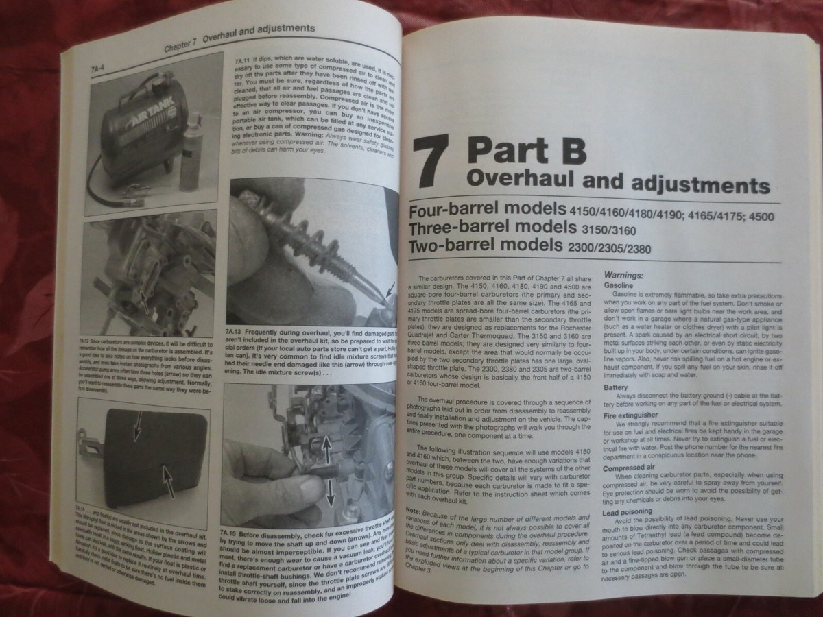 Haynes Techbook #10225 Holley Carburetor Manual NEW | eBay