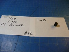 NAD L-40 Compact Disc Receiver Replacement Parts Bass Control Knob bundle