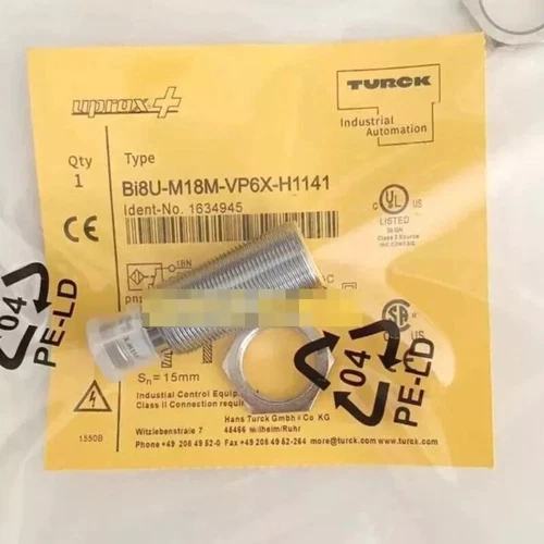 1PC New Turck Bi8U-M18M-VP6X-H1141 Proximity Switch Sensor Bi8UM18MVP6XH1141 - Picture 1 of 2