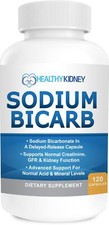 Sodium Bicarbonate 650mg Capsules Delayed Release Kidney Support 120ct