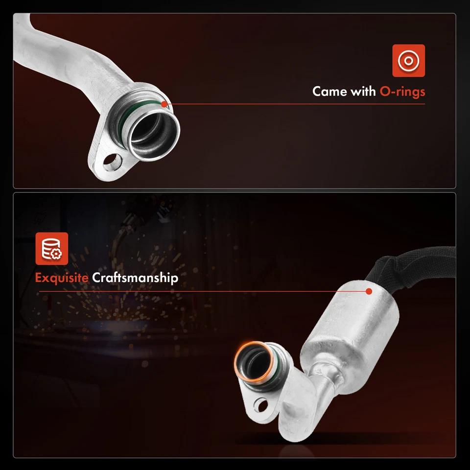 Conjunto de manguera de línea de succión de aire acondicionado para Nissan Altima 2013-2014 V6 3,5 L 924803TA1A Foto 3 de 4