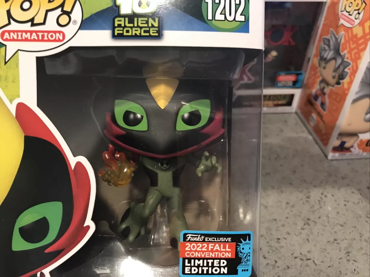 Funko Pop! Animation Ben 10 Alien Force Swampfire 1202 Exclusivo