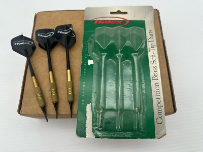 Halex Brass Soft Tip Darts  Competition New Open Box