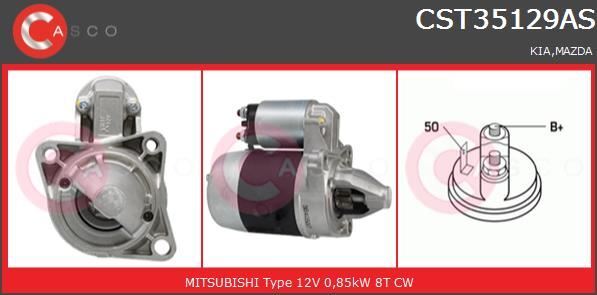 Démarreur Mazda 323F 323S 323C 1.8 et 1.5 16V - Électricité auto 12V
