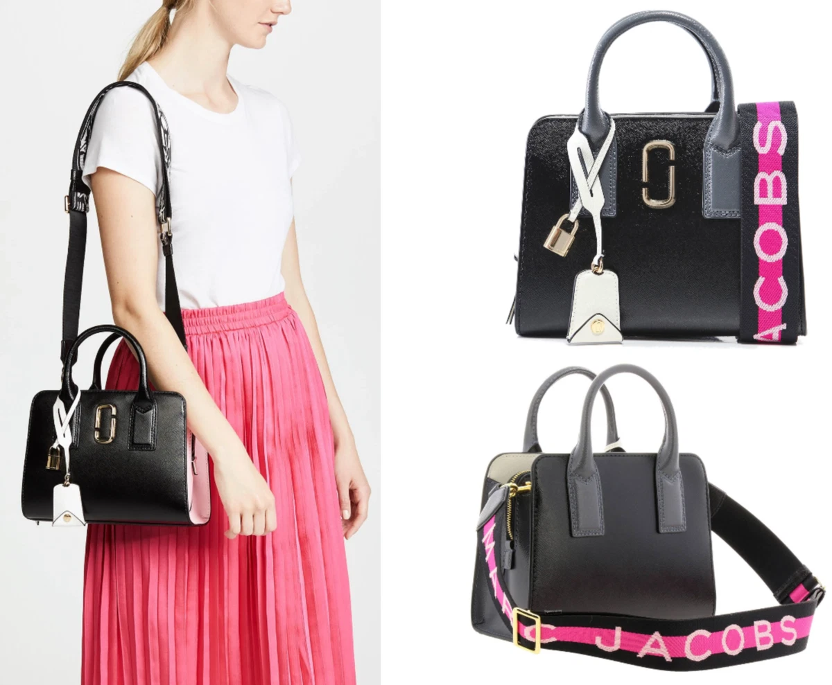 Marc Jacobs Little Big Shot Tote Bag Crossbody Shoulder Bag