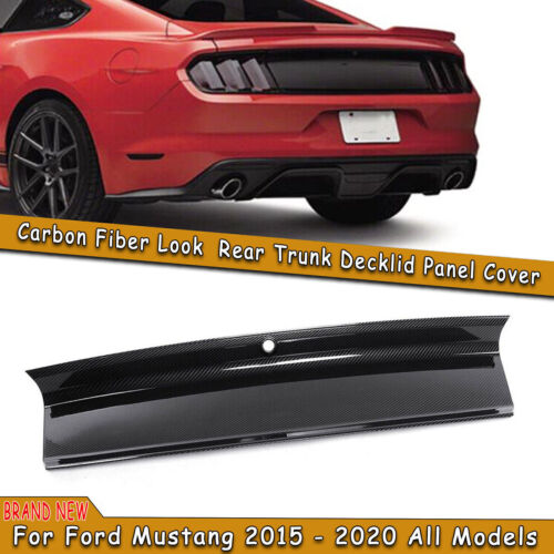 For 2015-2023 2016 Ford Mustang Rear Lid Trunk Decklid Panel Moulding Cover Trim - Imagen 1 de 6