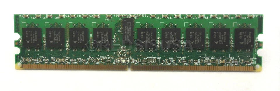 HP 1GB PC2-3200R DDR2-400 REGISTERED ECC 1RX4 MEMORY MODULE 413385-001 - Image 4 of 4