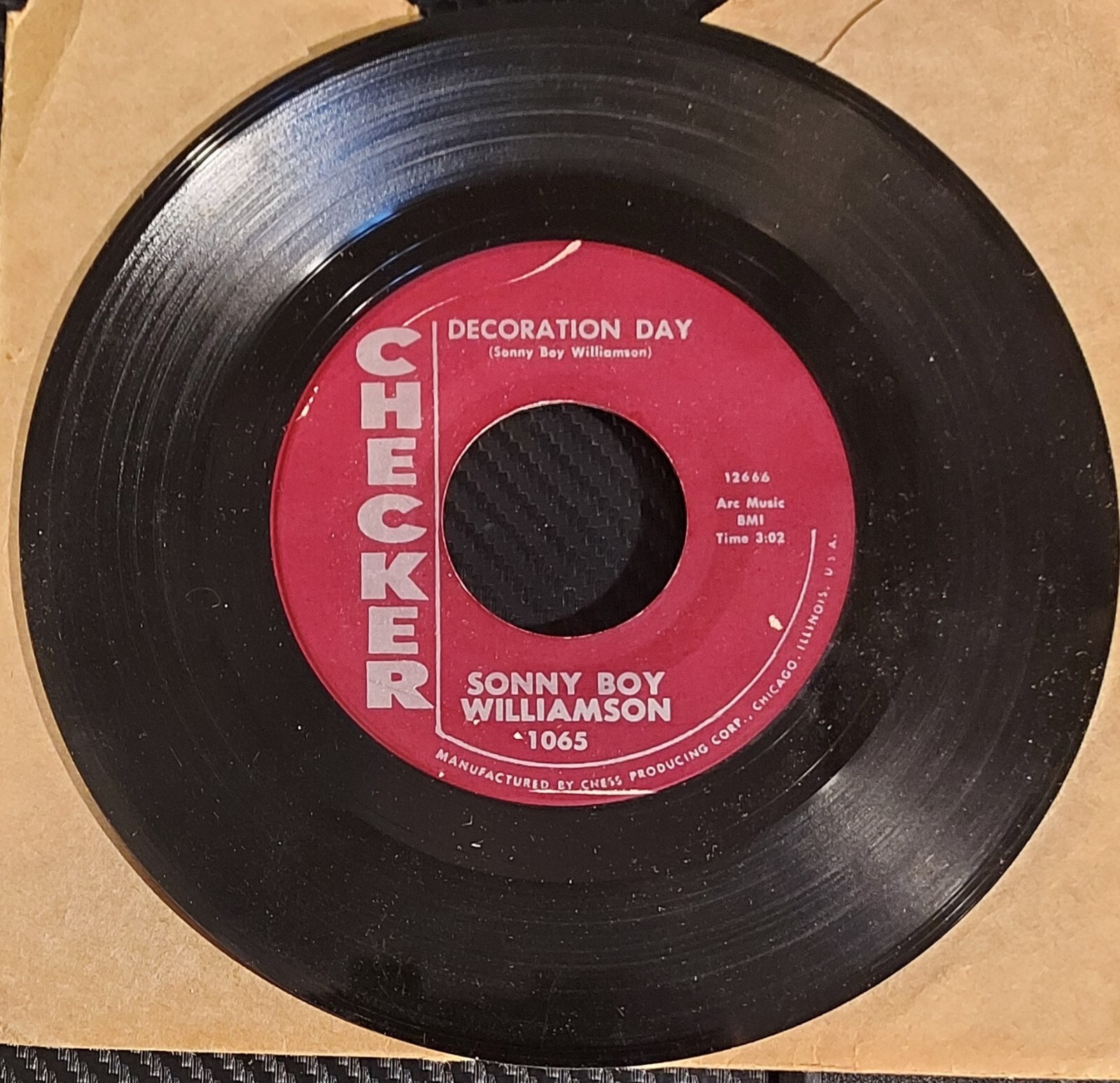 BLUES 45 SONNY BOY WILLIAMSON Decoration Day/Trying to Get Back on My