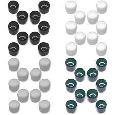 10x Round end cap for tube Ø6-60mm PVC plastic cover pipe protect blanking plug