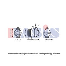 Kompressor Klimaanlage für Mercedes-Benz SLK R171 E-Klasse W211 S211