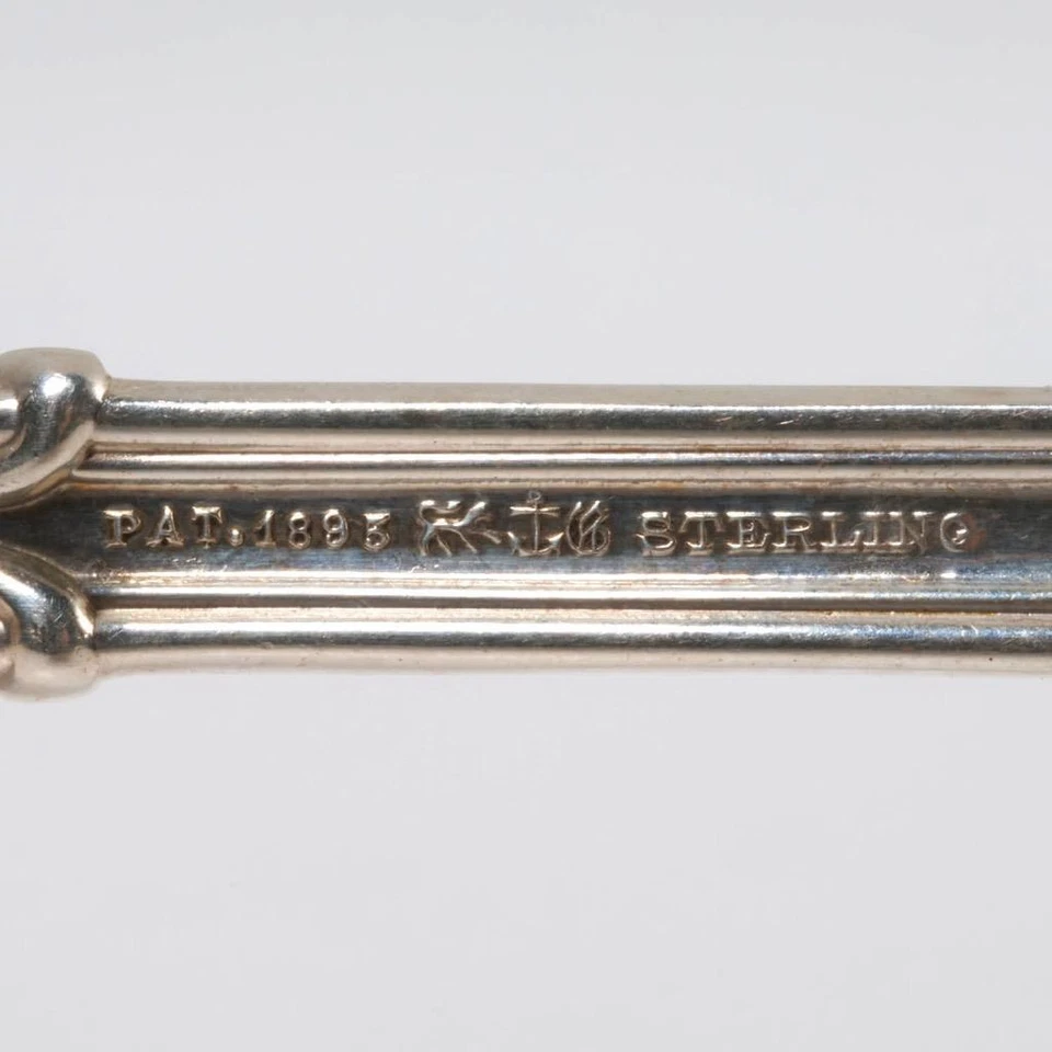 Cazuela Gorham Chantilly de plata esterlina concha de bayas cuchara tenedor para servir verduras 2p Foto 4 de 4