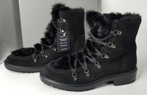 ladies black hiker boots