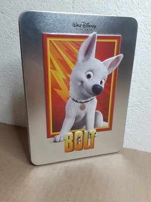 BOLT (U.S. LIMITED EDITION DVD in TIN, Disney W/ Certificate of Authenticity) 