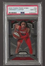 2020 Panini WNBA Prizm Chennedy Carter Rookie RC #92 PSA 10 GEM MINT