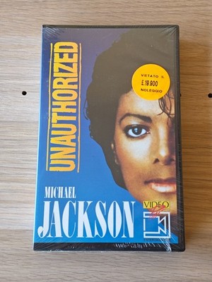 MICHAEL JACKSON UNAUTHORIZED - VHS VIDEO PLUS 'V 12000 NEU VERSIEGELT *SELTEN*