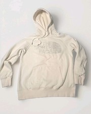 Womans North Face Creme Colored Hoodie. Size Small. Great Condition. Drawstring