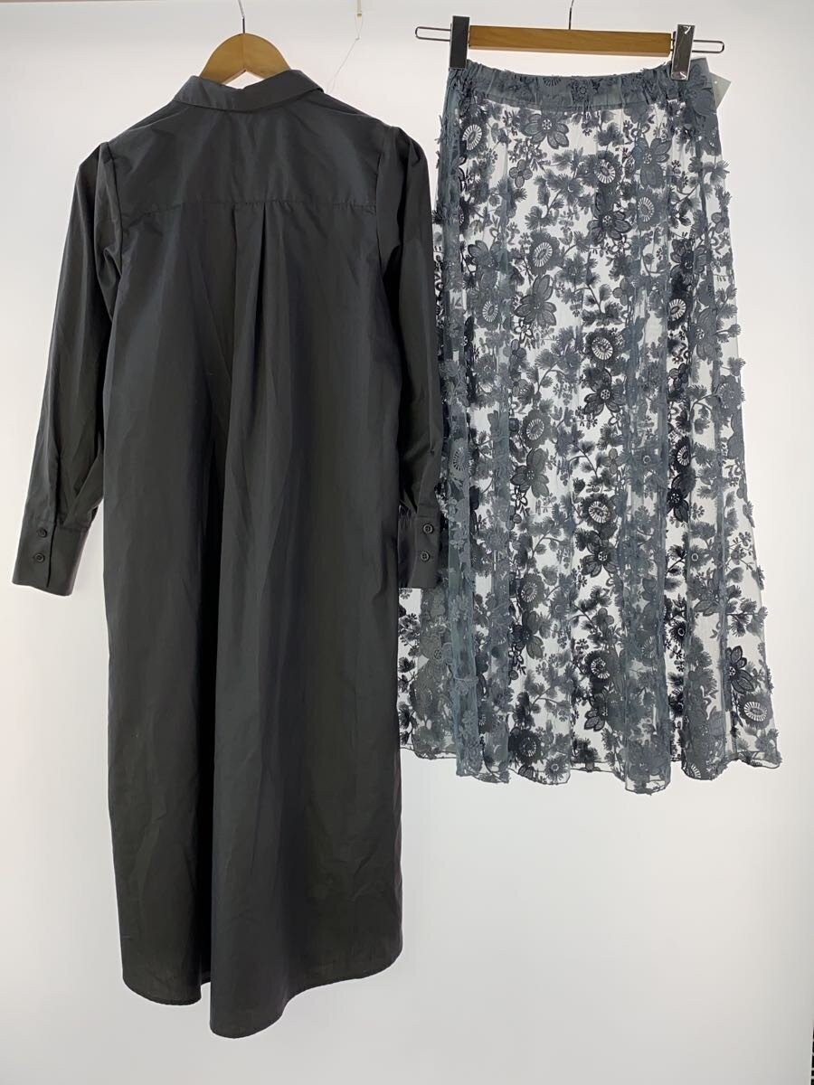 AMERI Shirt Dress S Polyester GRY 01110550370 - image 2