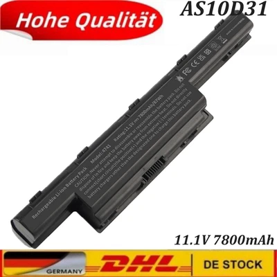 AS10D31 Akku 9 Zellen 7800mAh für Acer Aspire 5741 5742 5750 7741 7551 TravelMat - Bild 1 von 4