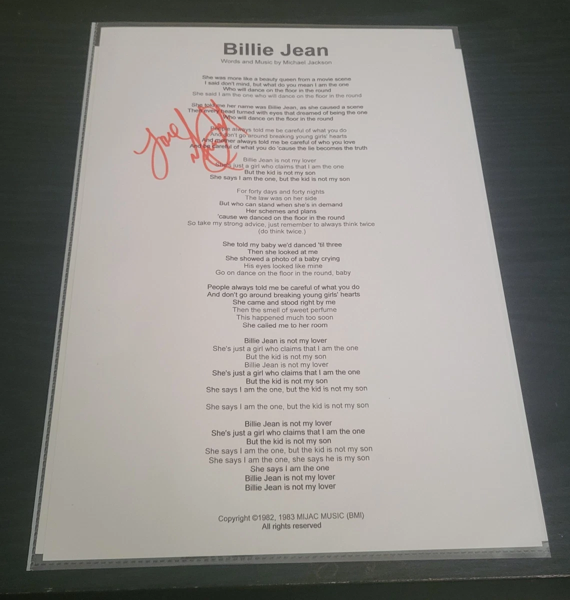 Michael Jackson Signed Memorabilia for sale | eBay