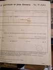 Large Vtg BLANK British Bill Of Sale Boats/Ships. Her Majestys Stationary Office — photo 5