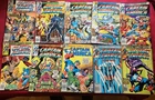 VINTAGE COMIC BOOK LOT of 10 Captain America Books Marvel Comics