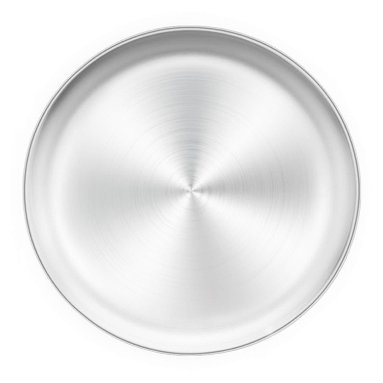 TeamFar 12 Inch Stainless Steel Pizza Pan - Round Oven Baking 12inch, Silver