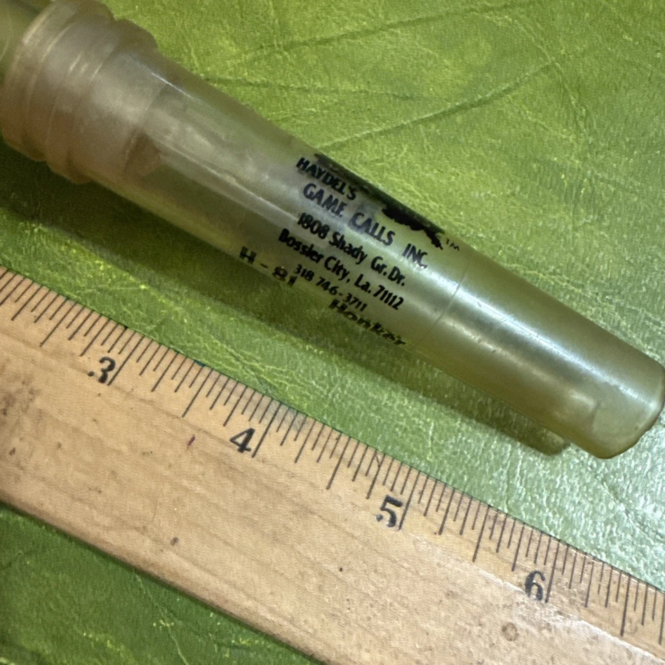 Vintage HAYDEL'S GAME CALLS INC H-81 HONKER GOOSE CALL Sounds Great Louisiana - Image 4 of 4