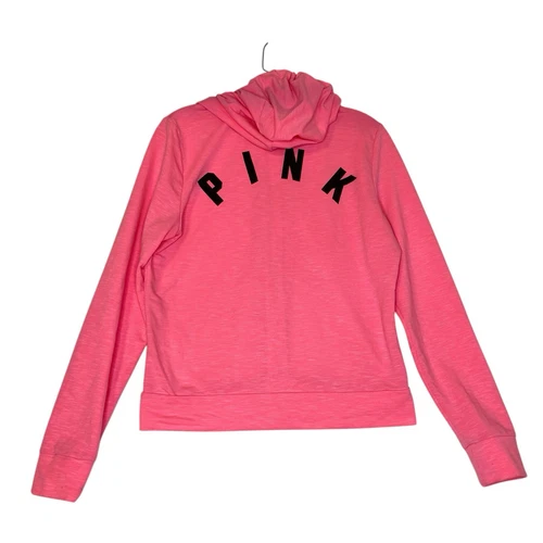 UNDERCOVER Felpa con cappuccio Victoria’s Secret ROSA Y2K S rosa full zip Barbie Coquette
