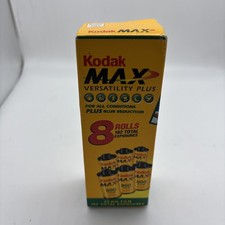 Kodak Vtg Max 800 Versatility Plus 35MM Color Print Film 8 Rolls NOS EXP 2004