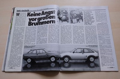 Rallye Racing 09/1984 Ford Fiesta XR 2 von ASE mit 108PS im TEST auf 2 Seiten