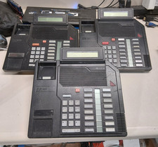 GENUINE NORTEL MERIDIAN M2616 BLACK DIGITAL DISPLAY TELEPHONE Lot of 3